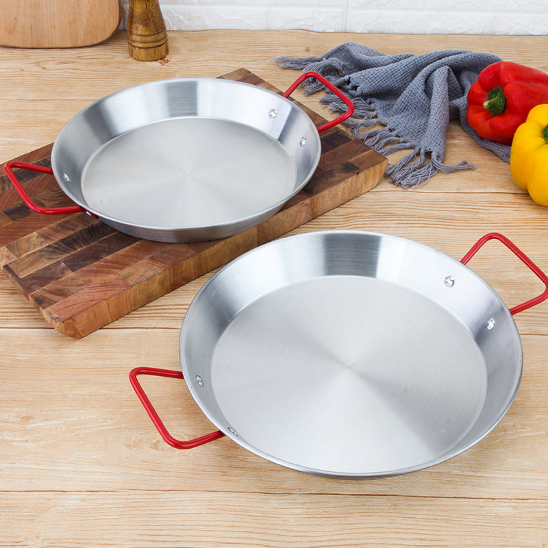 Stainless Steel Korean Fried Chicken Plate Salad Pasta Plate Kitchenware