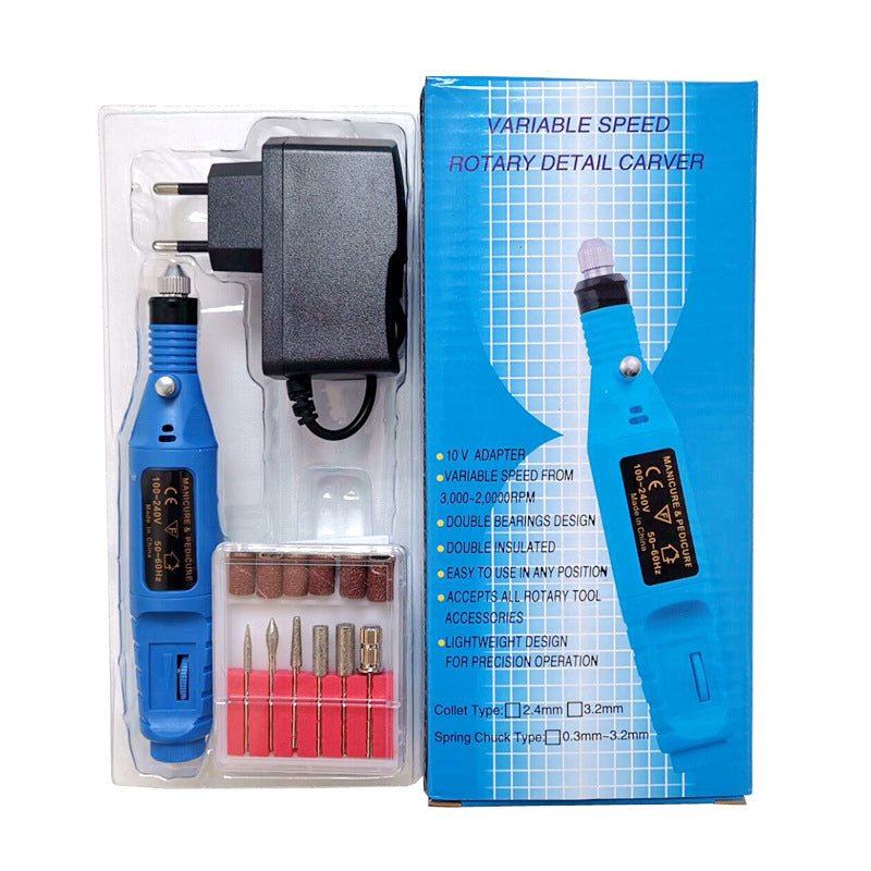 Electric Nail Polisher - Rotary Buffer for Manicure & Pedicure