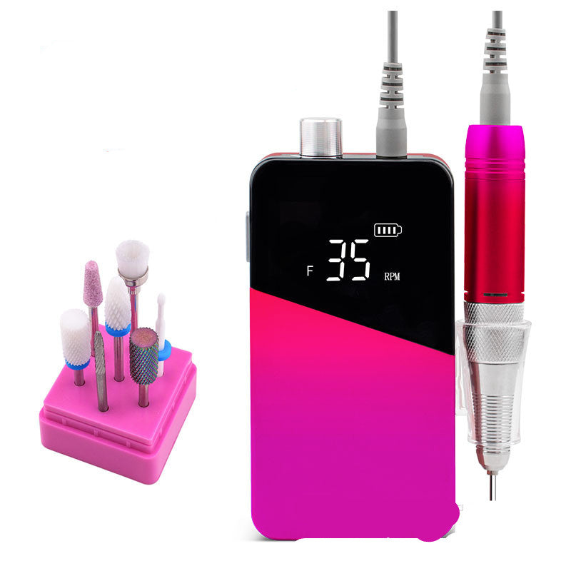 Rechargeable Portable Nail Polisher - 25W Electric Nail Grinder