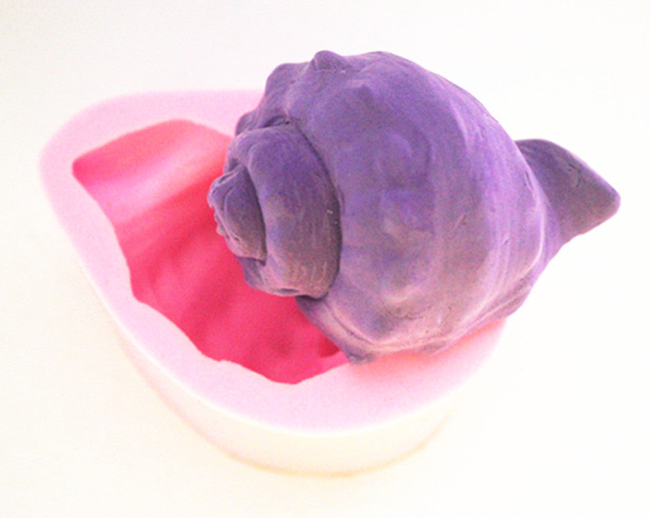 Silicone Soap Mold Conch Shape - Pink Home & Garden Bathroom Storage
