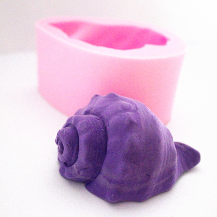 Silicone Soap Mold Conch Shape - Pink Home & Garden Bathroom Storage