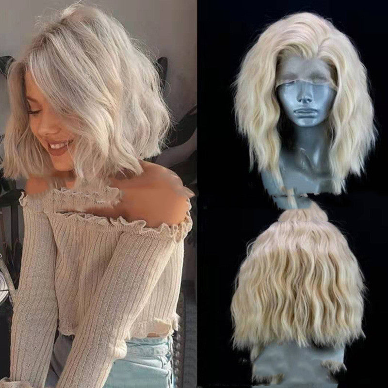 Short Curly Wig for Women - Gold