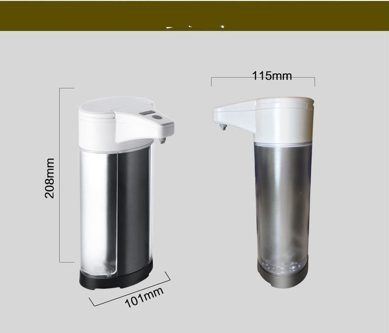 Automatic Induction Soap Dispenser for Kitchen & Bathroom, 400ml, Wall & Table Mount