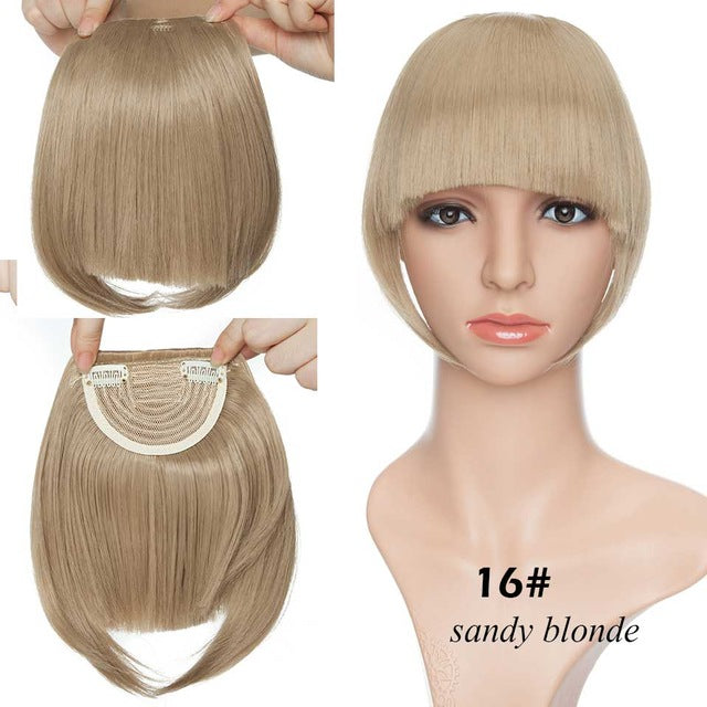 Natural Clip-In Hair Extensions for Black Brown Auburn Red Hair - Multiple Styles