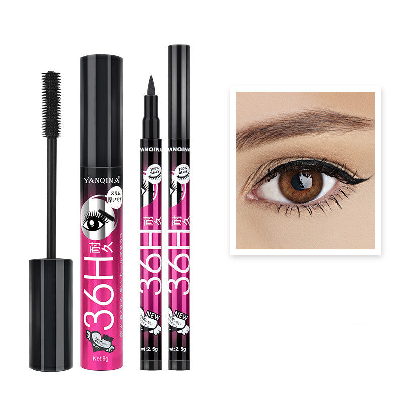 Eyeliner and Mascara Makeup Set - Eye Makeup Kit with Multiple Colors