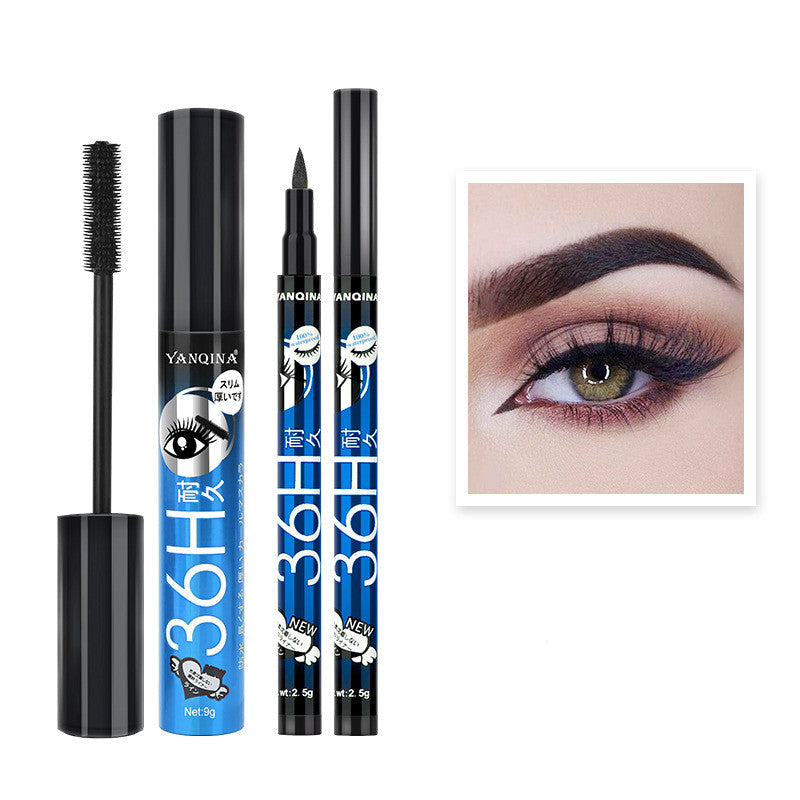 Eyeliner and Mascara Makeup Set - Eye Makeup Kit with Multiple Colors