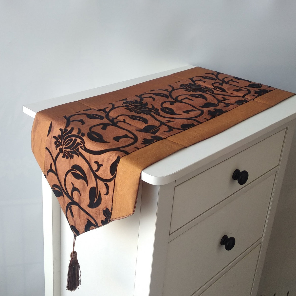 Minimalist Table Runner for Coffee Table Imitation Silk 200x30cm Home Decor