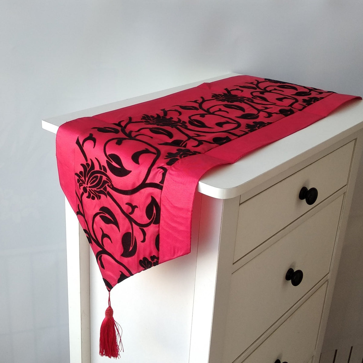 Minimalist Table Runner for Coffee Table Imitation Silk 200x30cm Home Decor