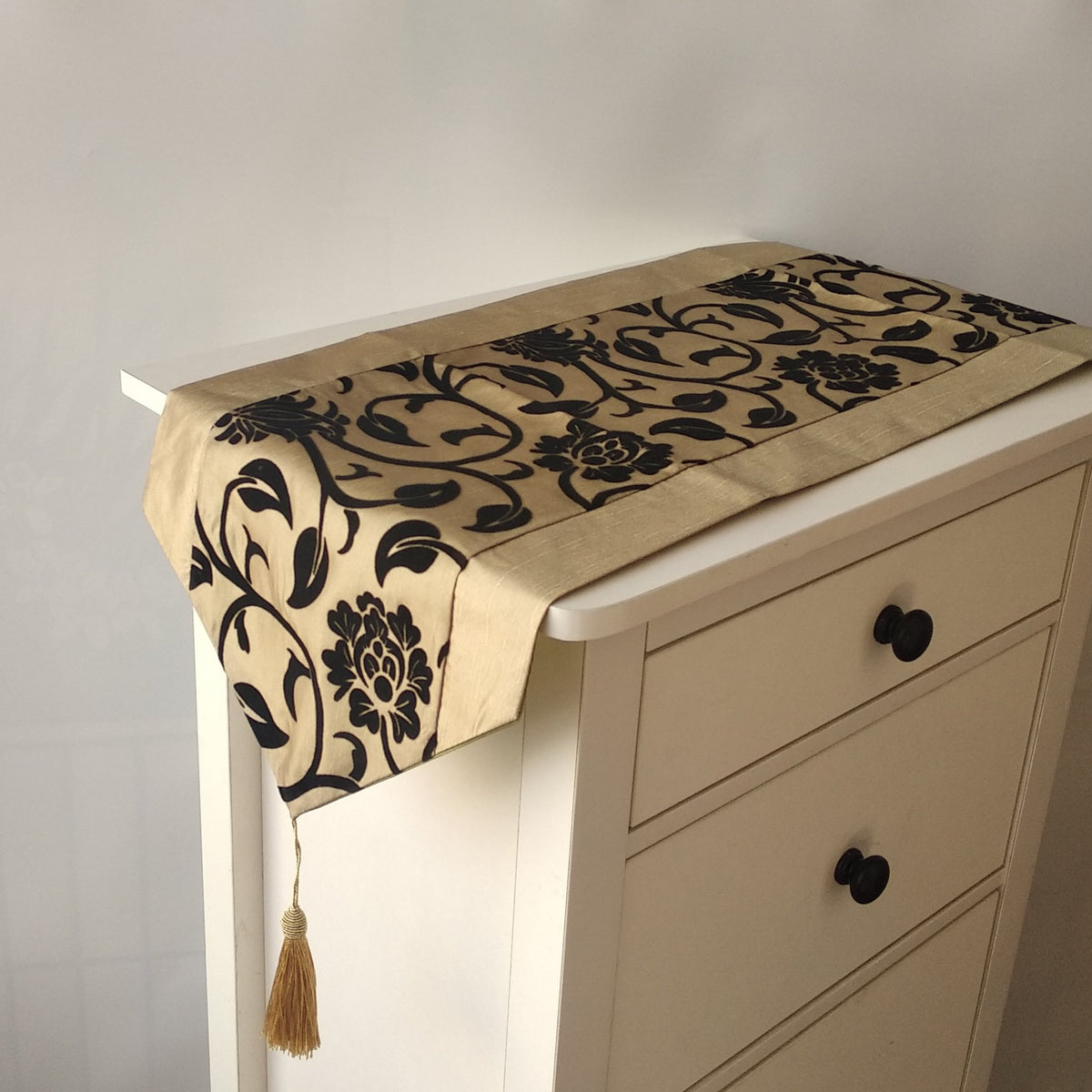 Minimalist Table Runner for Coffee Table Imitation Silk 200x30cm Home Decor