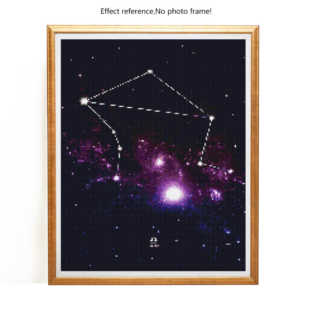 Multi-Color Reflection Tree Diamond Cross Stitch Kit Home Decor