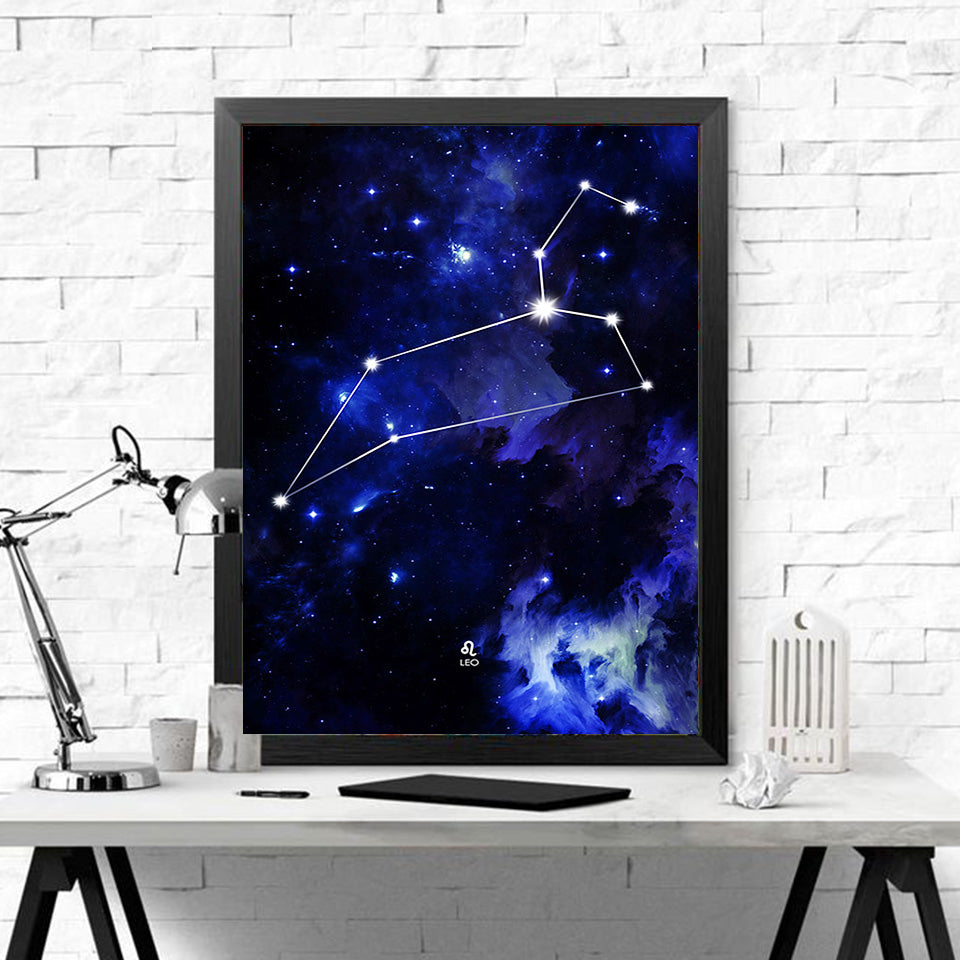 Multi-Color Reflection Tree Diamond Cross Stitch Kit Home Decor