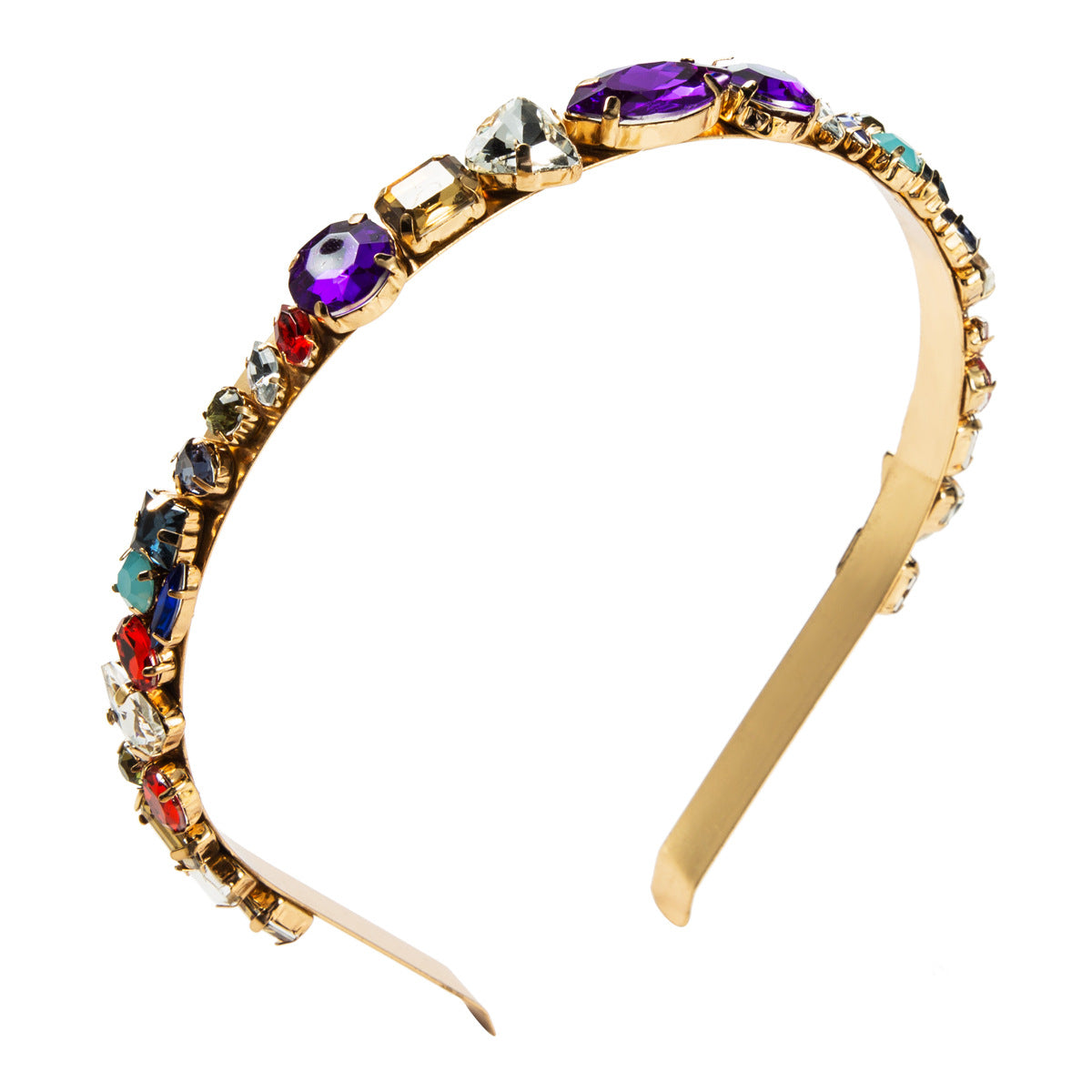 Alloy Diamond Hair Band - Colorful
