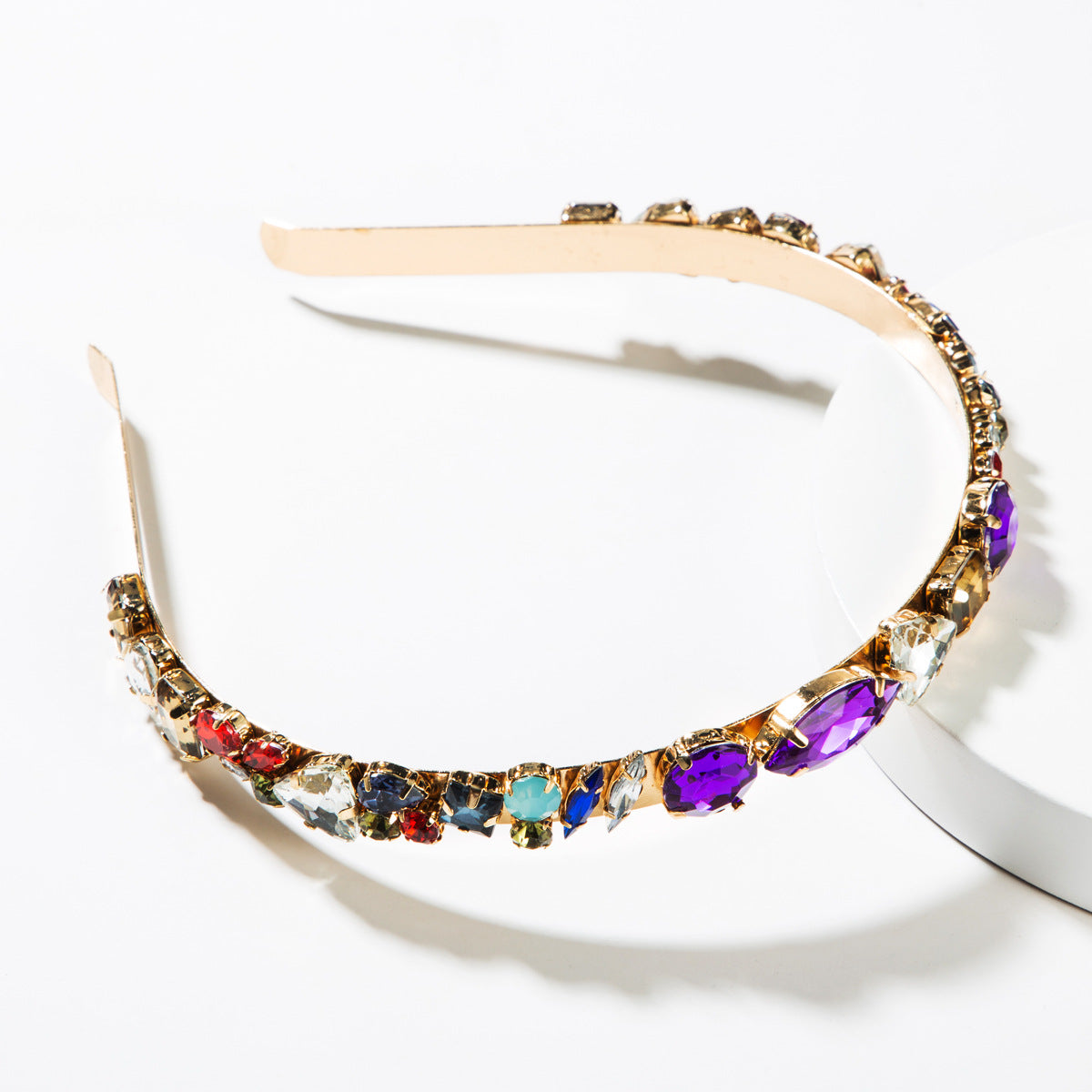 Alloy Diamond Hair Band - Colorful