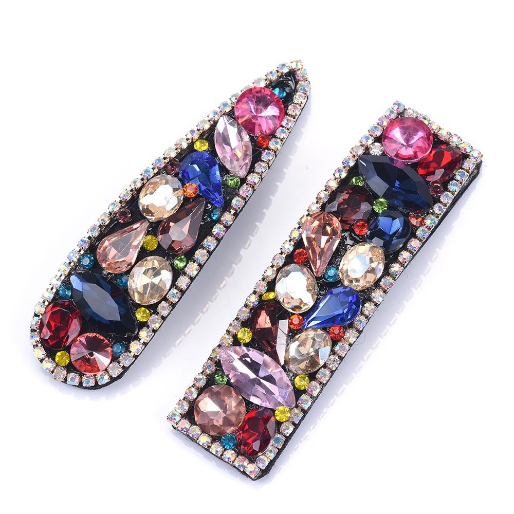 Personalized Geometric Hairpin Set - Colorful