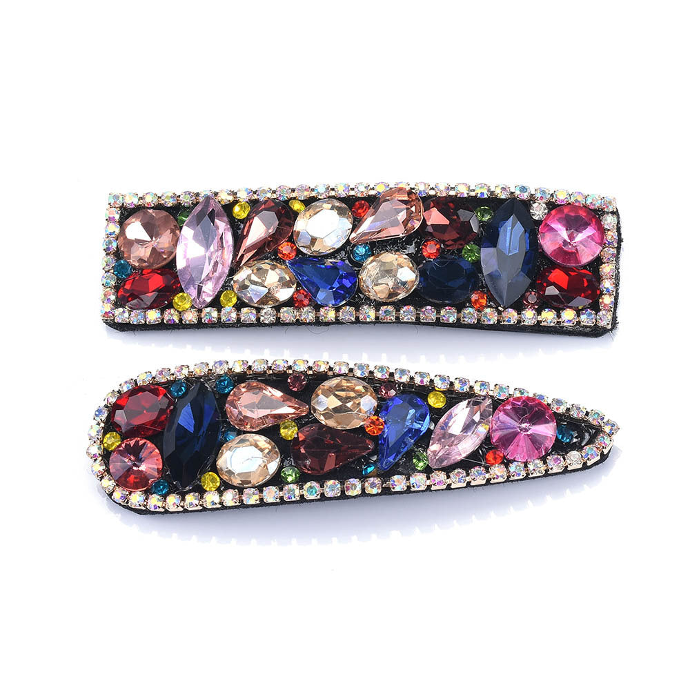 Personalized Geometric Hairpin Set - Colorful