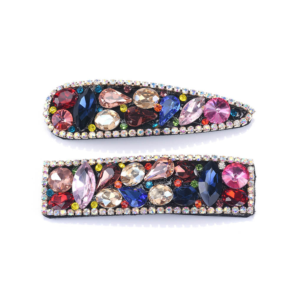 Geometric Diamond Hairpin - Colorful