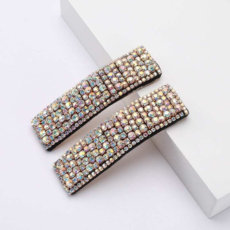 Rhinestone Hair Clip Set - BB Clips, SET11