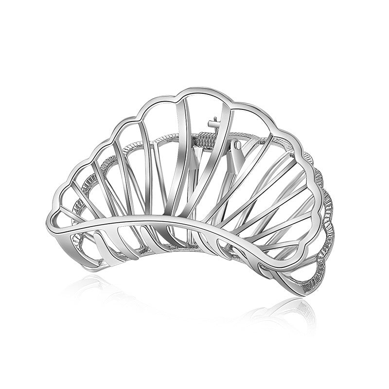 Alloy Grab Clip Hairpin - Flower Design