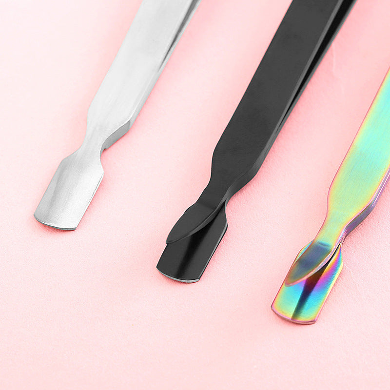 Multifunctional Stainless Steel Nail Art Clip - Manicure Tool with Color Variants