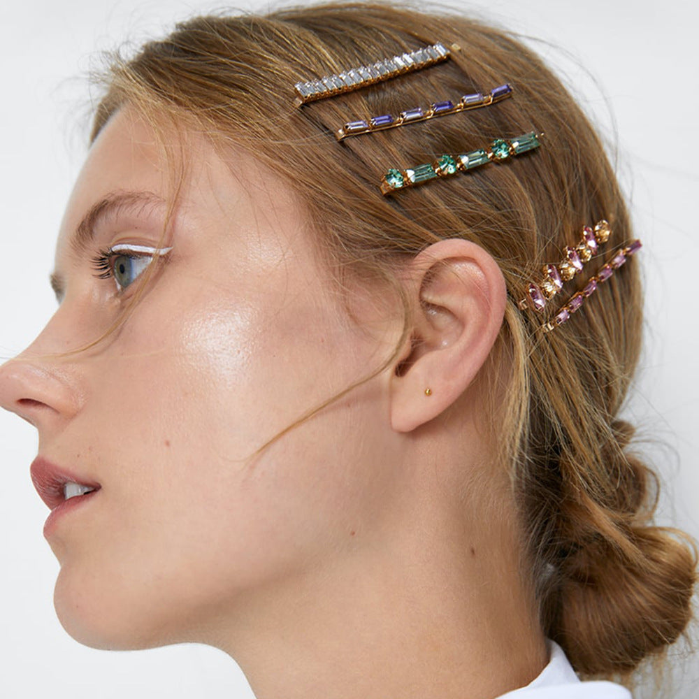 Colorful Hair Clip Set - European and American Style Hair Accessories