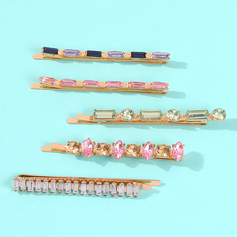 Colorful Hair Clip Set - European and American Style Hair Accessories