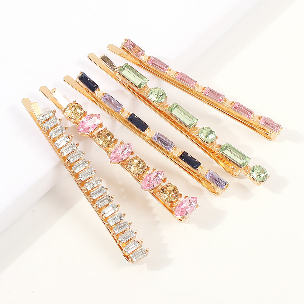 Colorful Hair Clip Set - European and American Style Hair Accessories