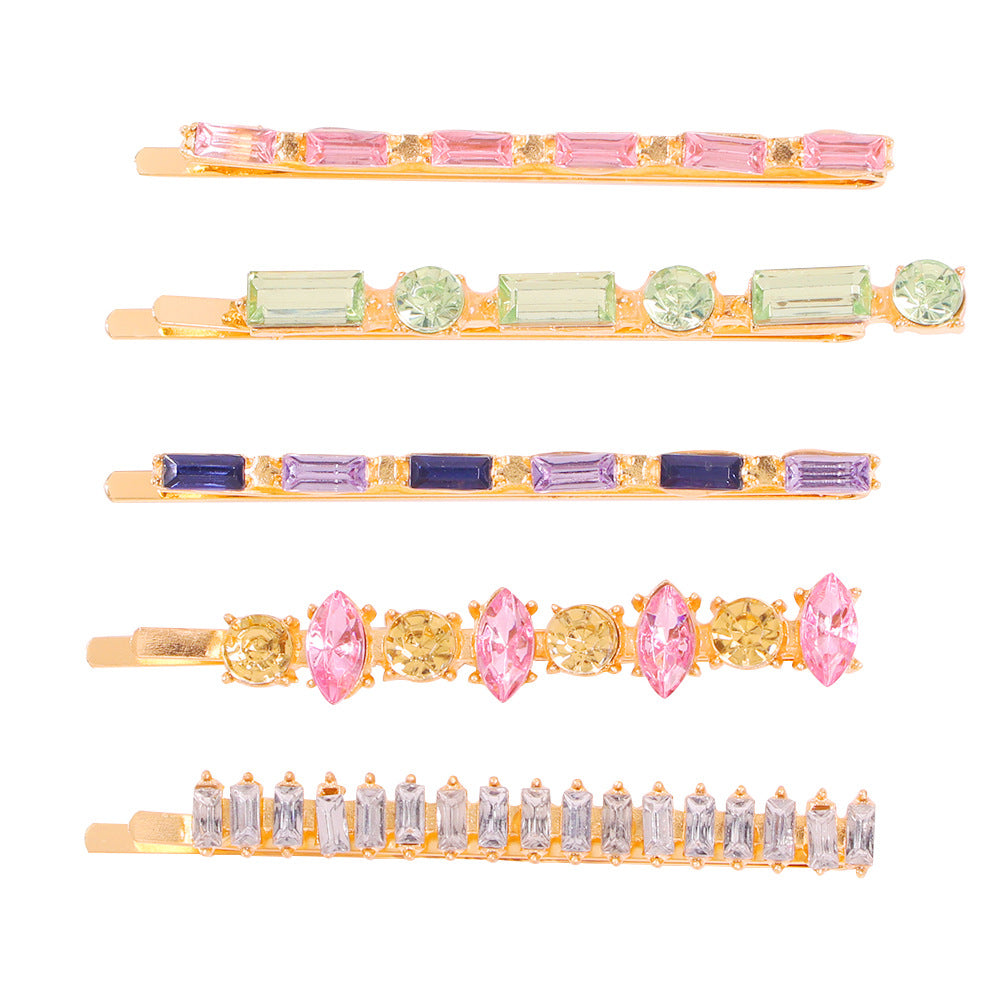 Colorful Hair Clip Set - European and American Style Hair Accessories