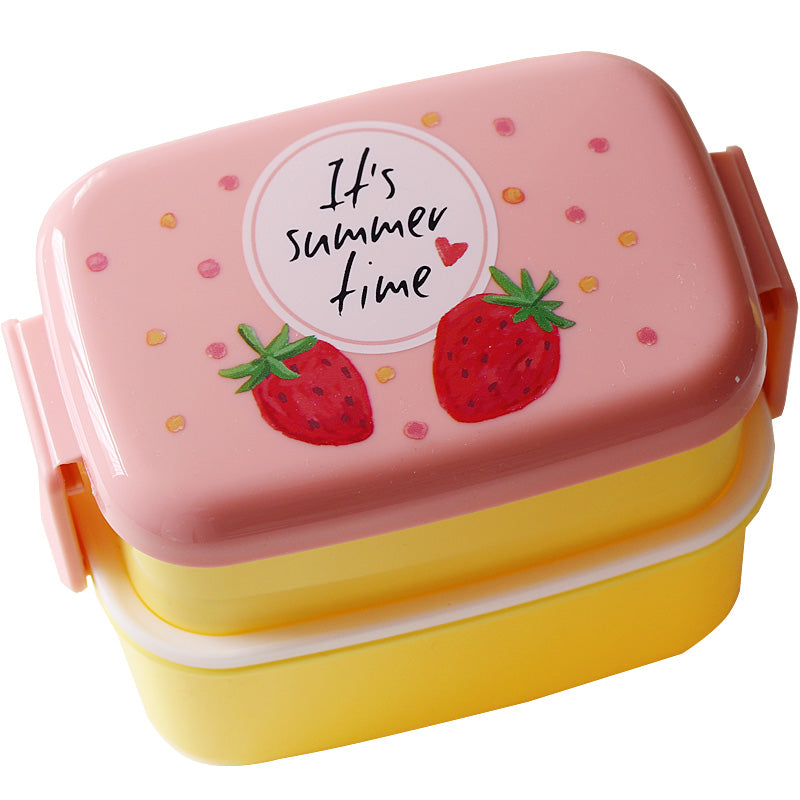 Children's Fruit Box Set - Portable Plastic Outing Storage for Kids
