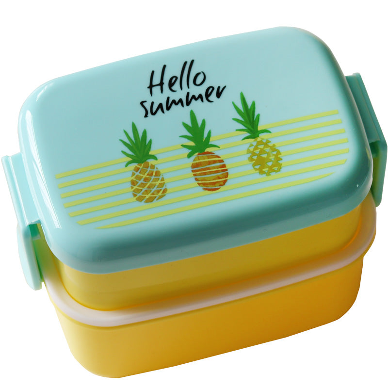 Children's Fruit Box Set - Portable Plastic Outing Storage for Kids