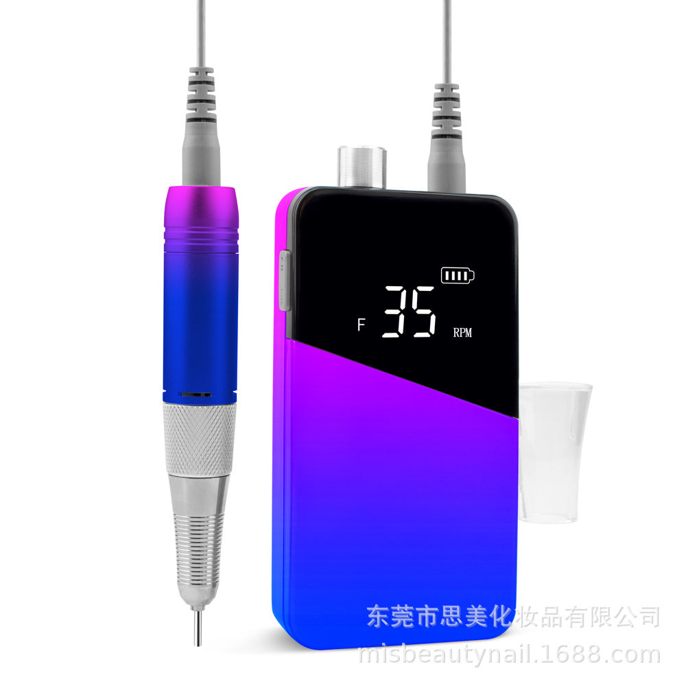 Rechargeable Portable Nail Polisher - 25W Electric Nail Grinder