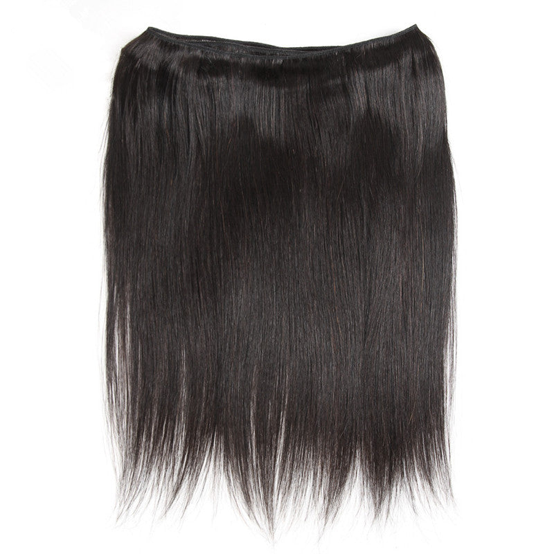 Real Human Hair Wig with Straight Style, Long & Soft Hair for All Face Shapes