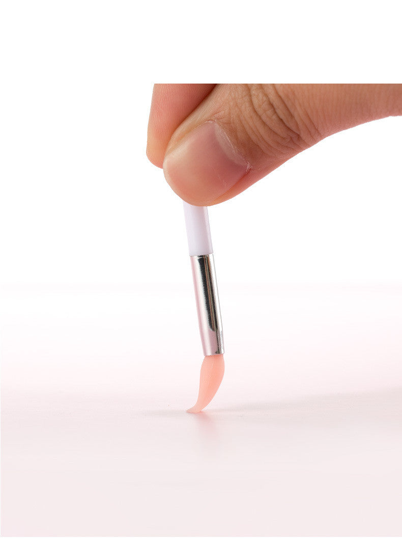 Mini Makeup Brush Set for Lip & Lip Gloss Application - Silicone Lipstick Brush
