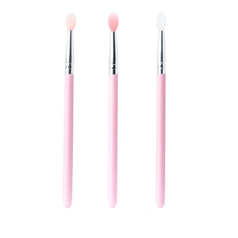 Mini Makeup Brush Set for Lip & Lip Gloss Application - Silicone Lipstick Brush