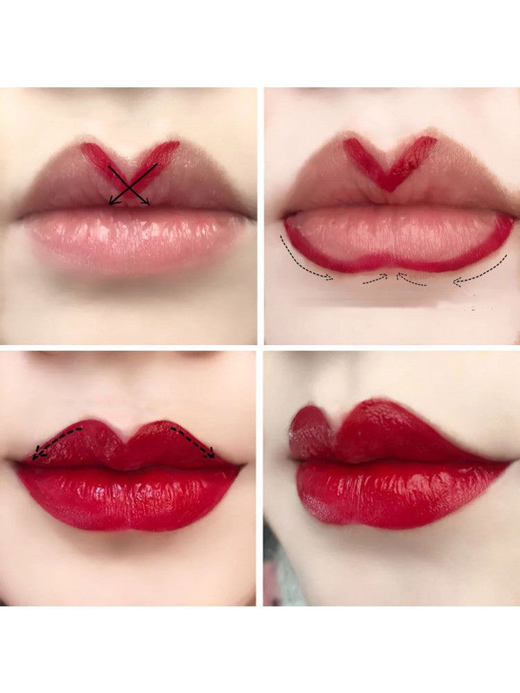 Female Retractable Lip Brush Portable Lipstick Lip Balm Lip Glaze - Set of 1