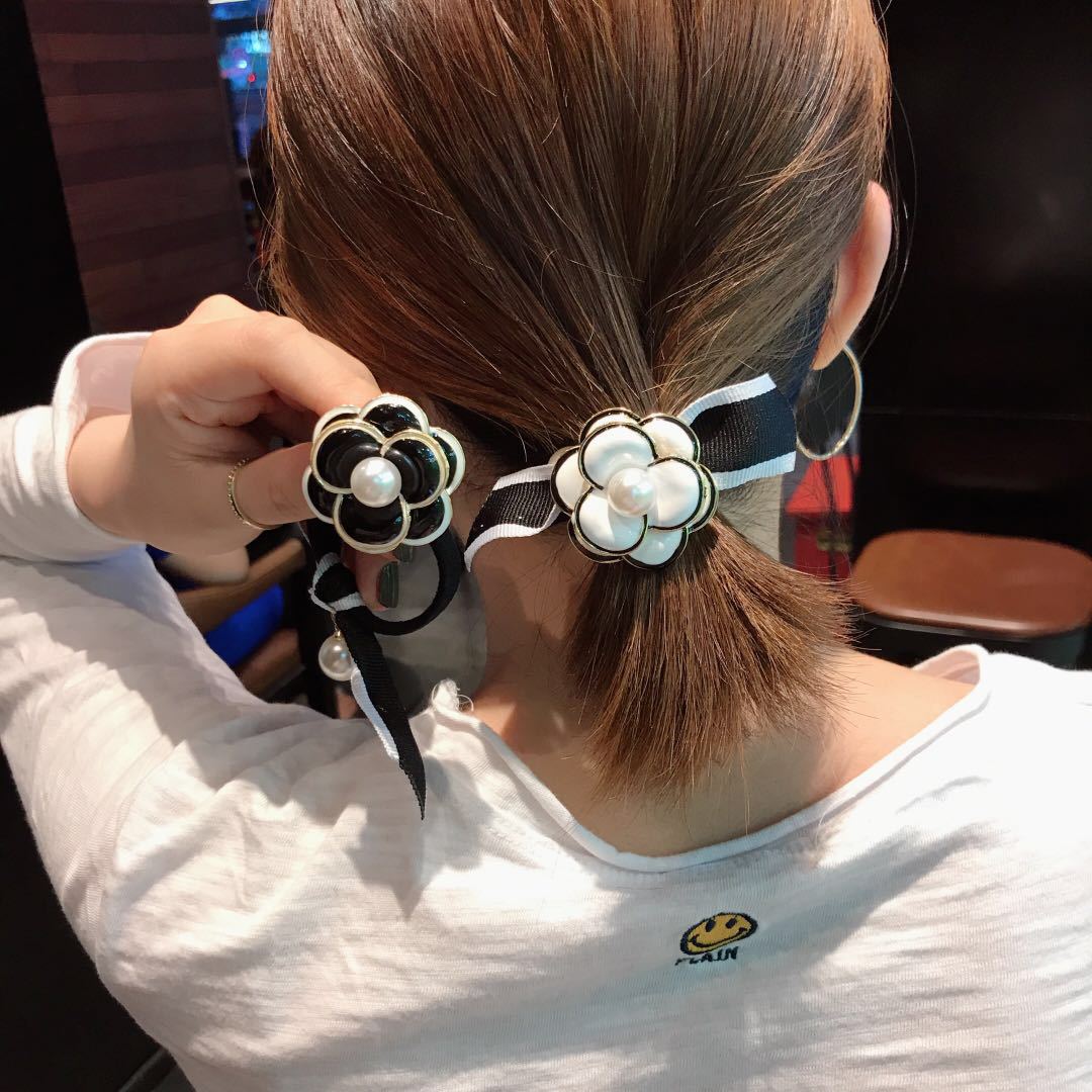 Pearl Hair Rope Korean Style Mori Girl Metal Hairband