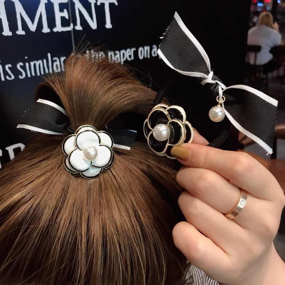 Pearl Hair Rope Korean Style Mori Girl Metal Hairband