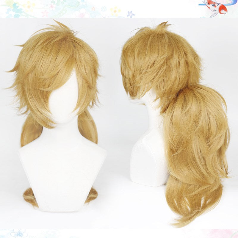 Yellow Cosplay Wig - Extra Thick Ponytail