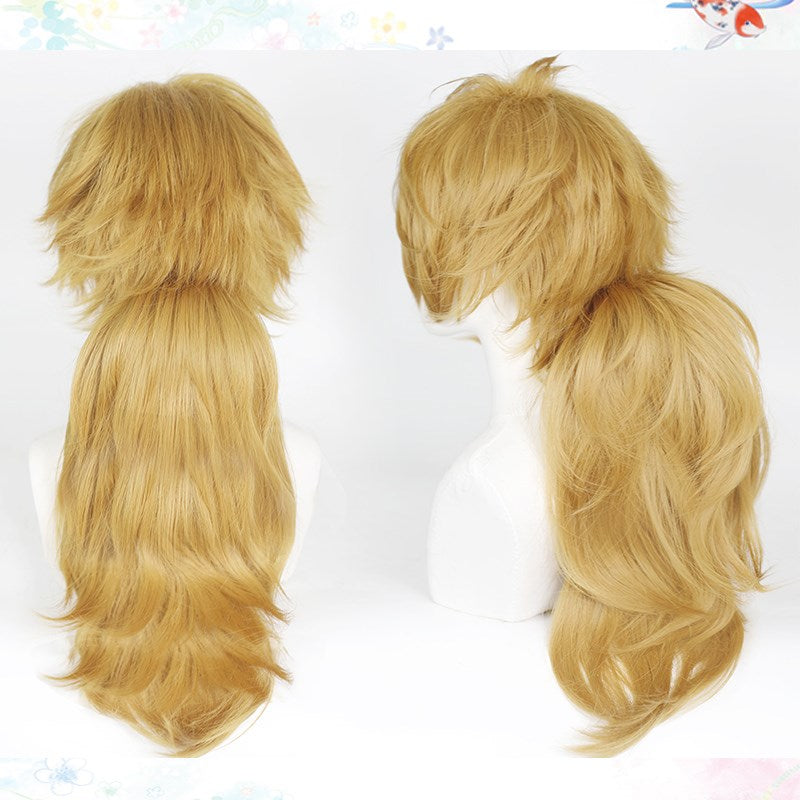 Yellow Cosplay Wig - Extra Thick Ponytail