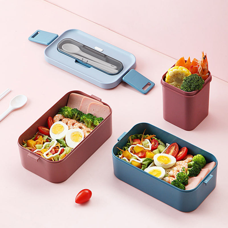 Insulated Lunch Box for Office and School - Multi-Layer Food Carrier