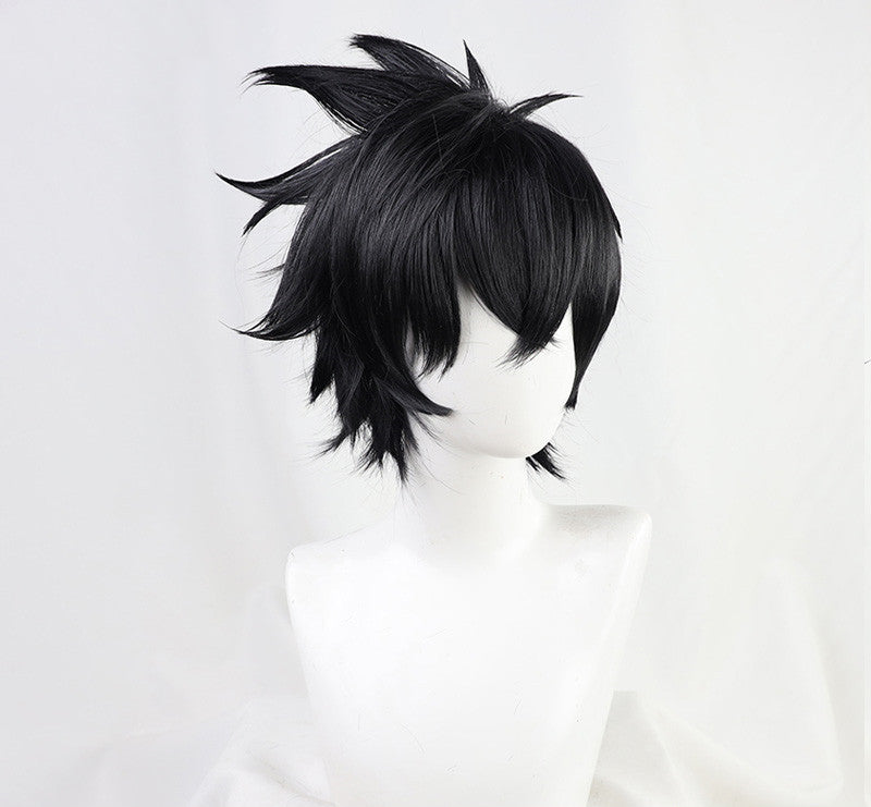 Black Cosplay Wig for Costume and Themed Events