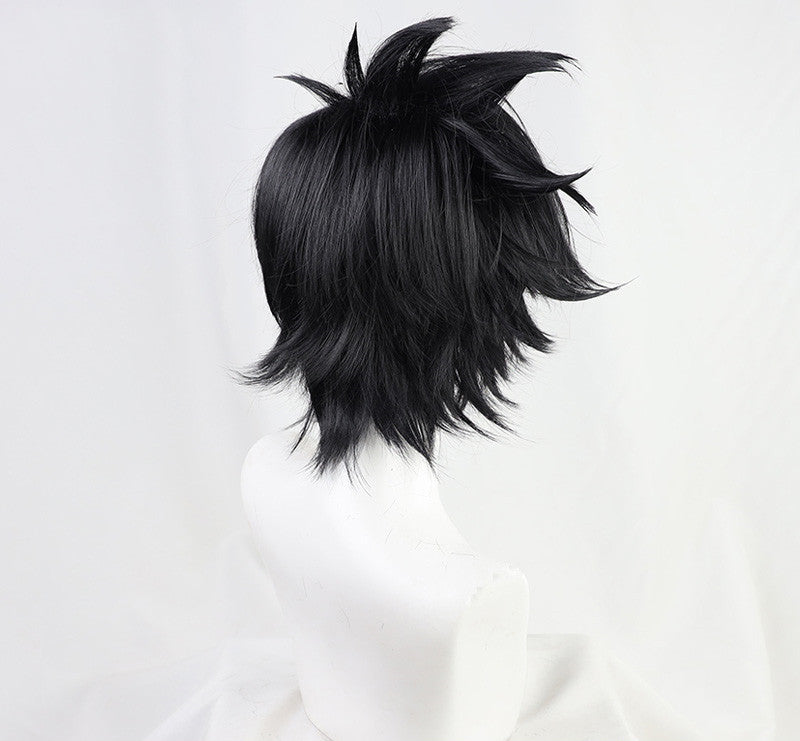 Black Cosplay Wig for Costume and Themed Events