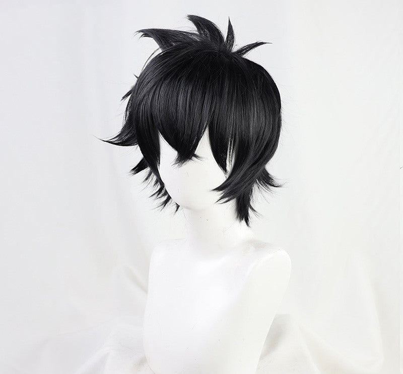 Black Cosplay Wig for Costume and Themed Events