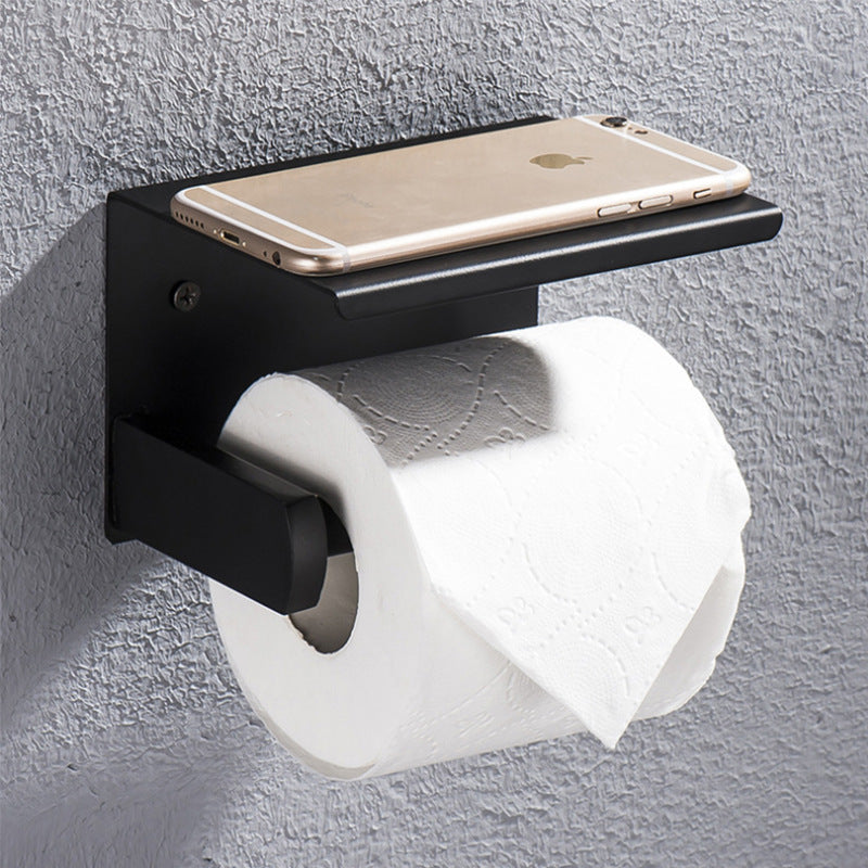 Waterproof Toilet Paper Tissue Holder with Tray - Bathroom Storage
