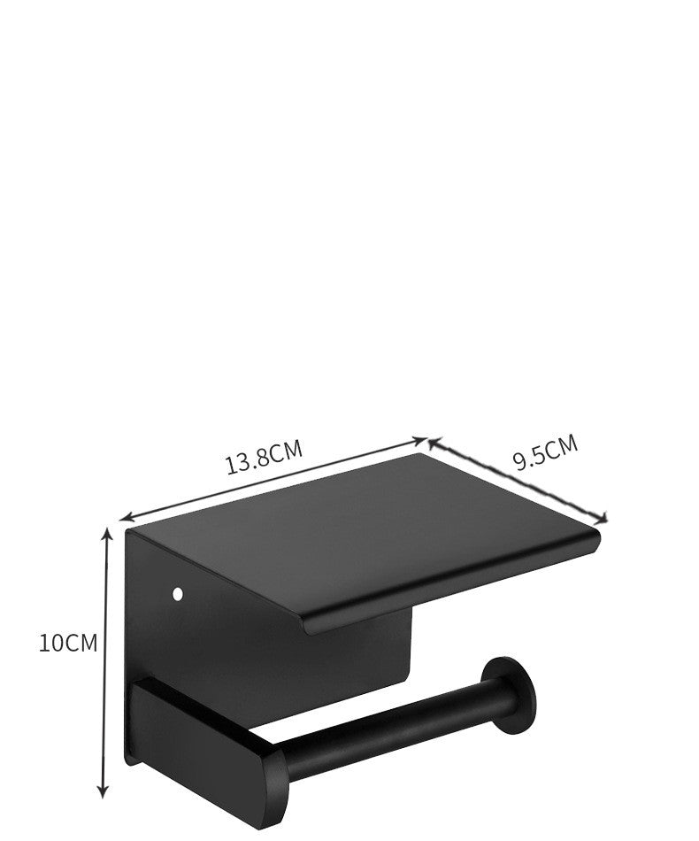 Waterproof Toilet Paper Tissue Holder with Tray - Bathroom Storage