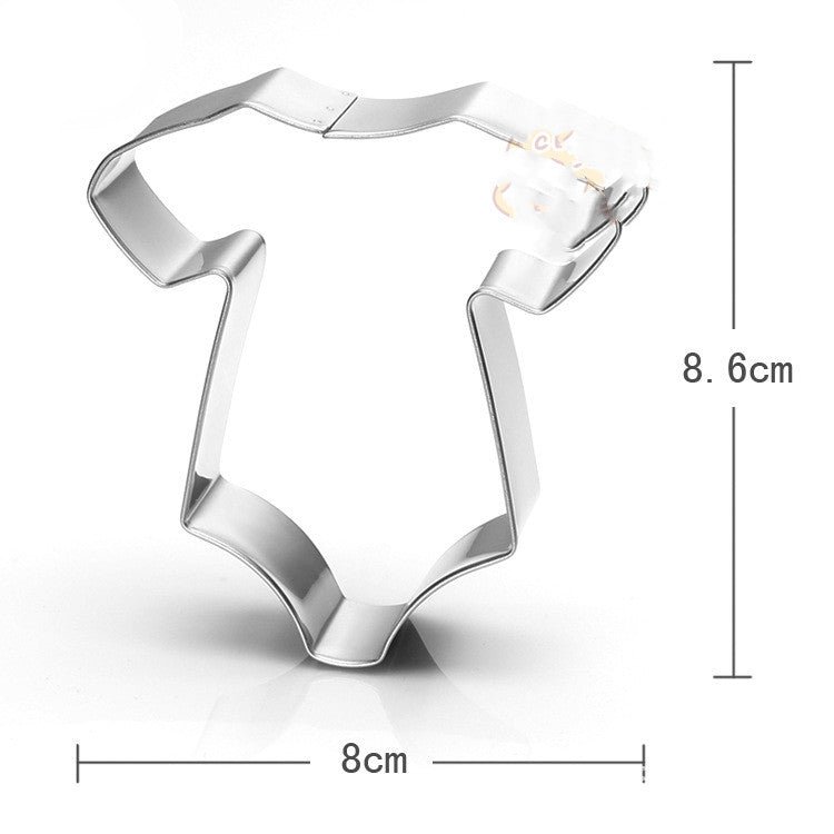 Baby Clothing Cookie Cutter Stainless Steel Biscuit Mold Kitchen Baking Tool