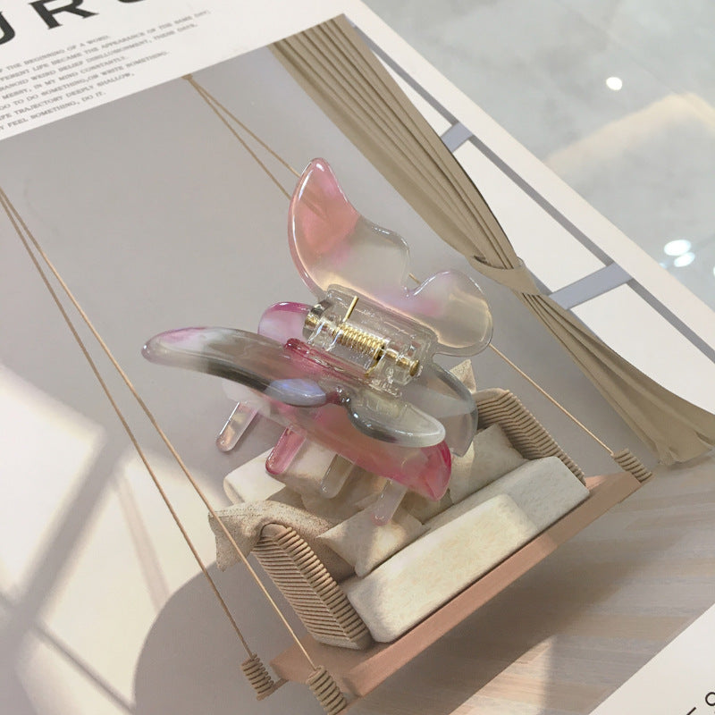 Butterfly Hair Clip - Acetate Sheet Catch Clip