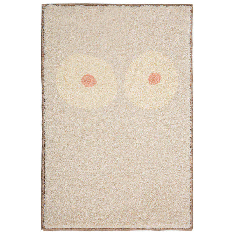 Anti-Slip Absorbent Floor Mat for Bathroom - Creative Evil Fun Design, Multiple Sizes