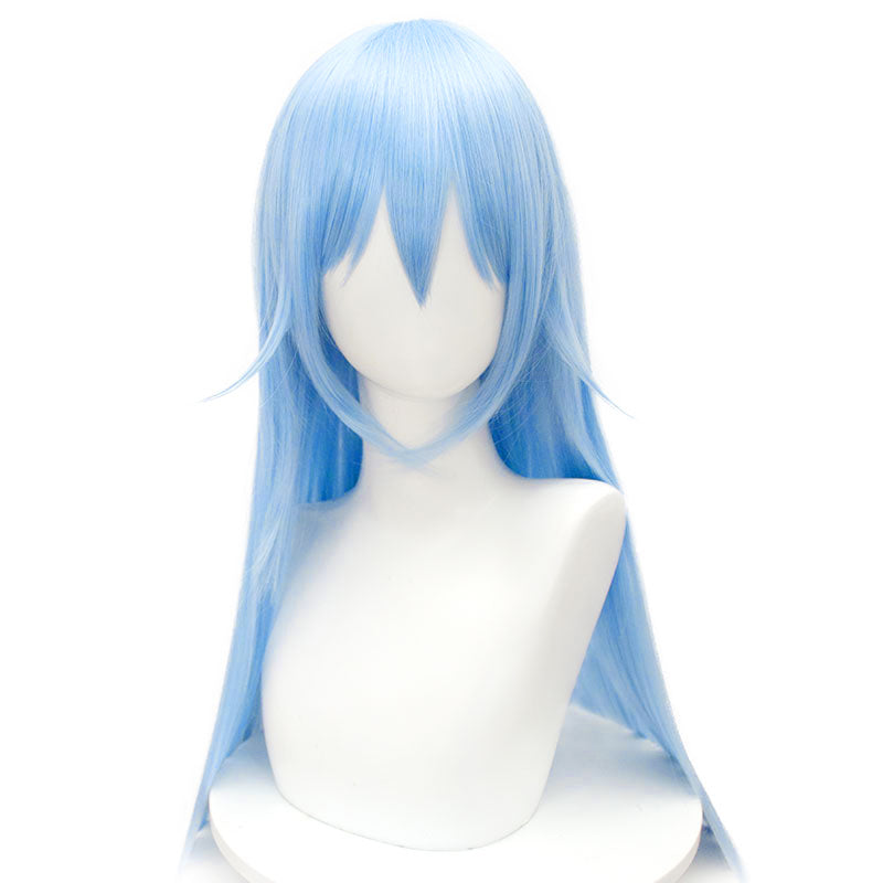 Limuro Cosplay Wig 70cm Broken Bangs Light Blue