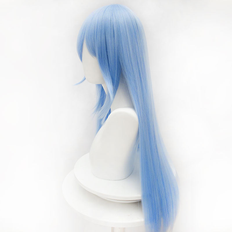 Limuro Cosplay Wig 70cm Broken Bangs Light Blue