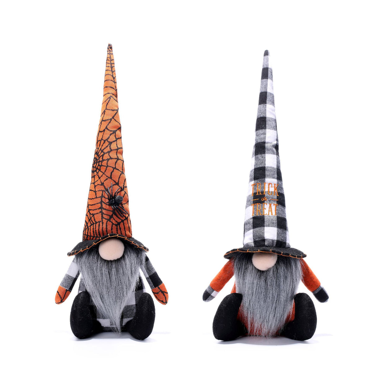 Halloween Faceless Doll Ornament - Embroidered & Spider Style Decorations